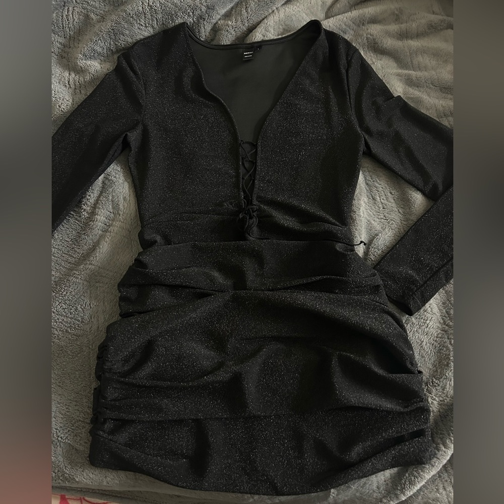 Black Glittery Dress